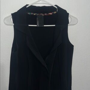 Dolan LA Black Sleeveless Blazer Jumpsuit